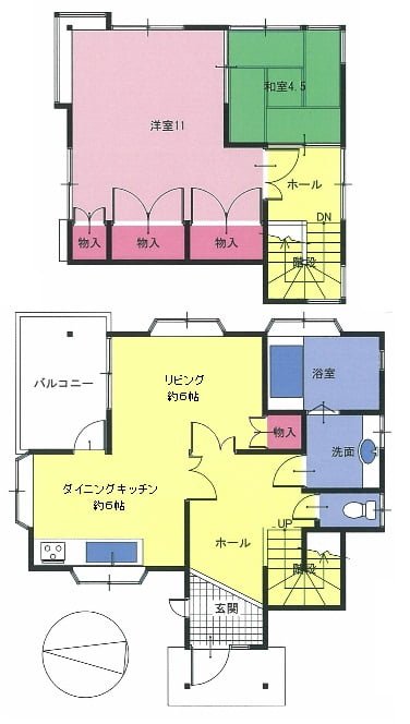 35-228間取図