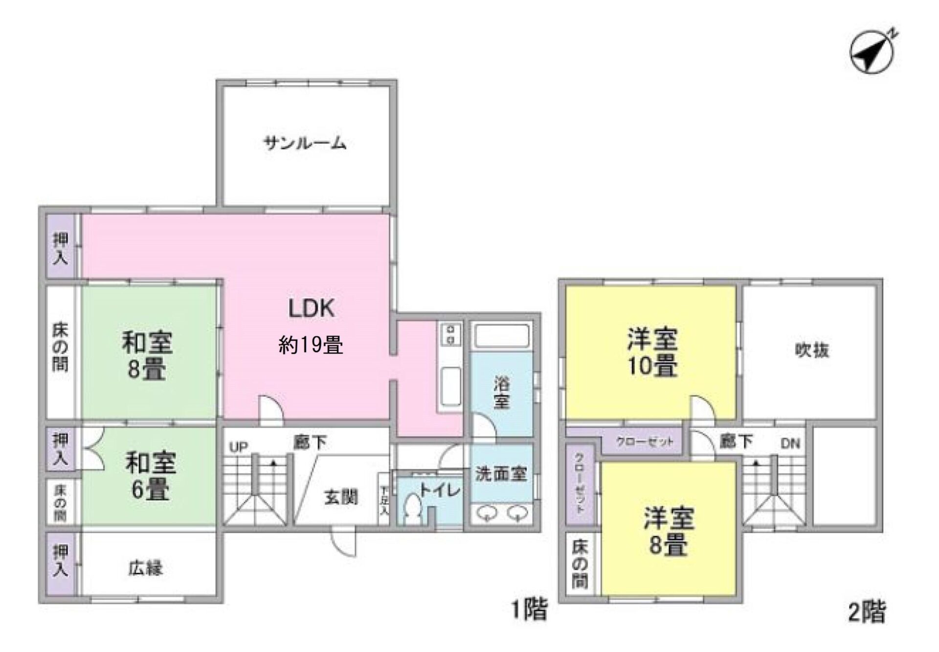 35-258間取図